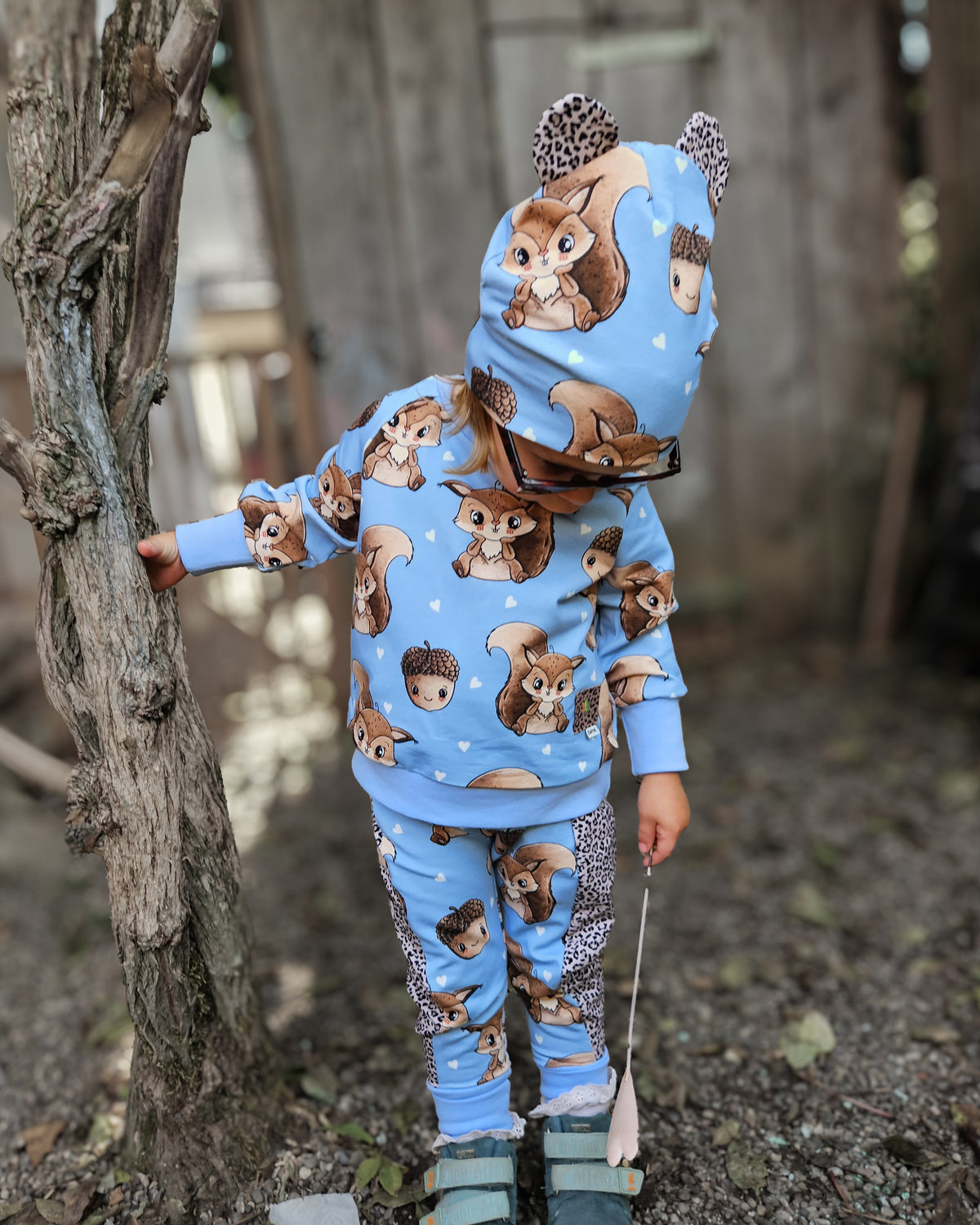 *VORBESTELLUNG*, French Terry, Squirrel Zoe, Katzengold Designs