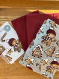 Winter-Stoffbundle Lebkuchenteam