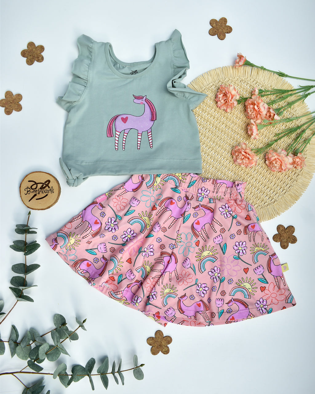Jersey, Bunter Tag, peach, Katzengold Designs