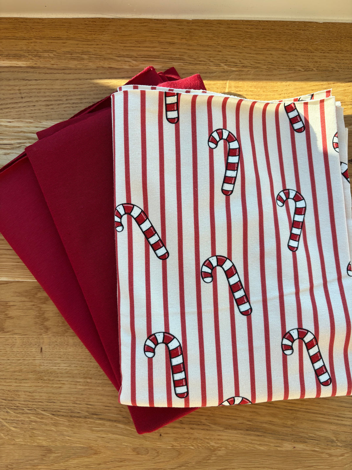Winter-Stoffbundle Zuckerstangen