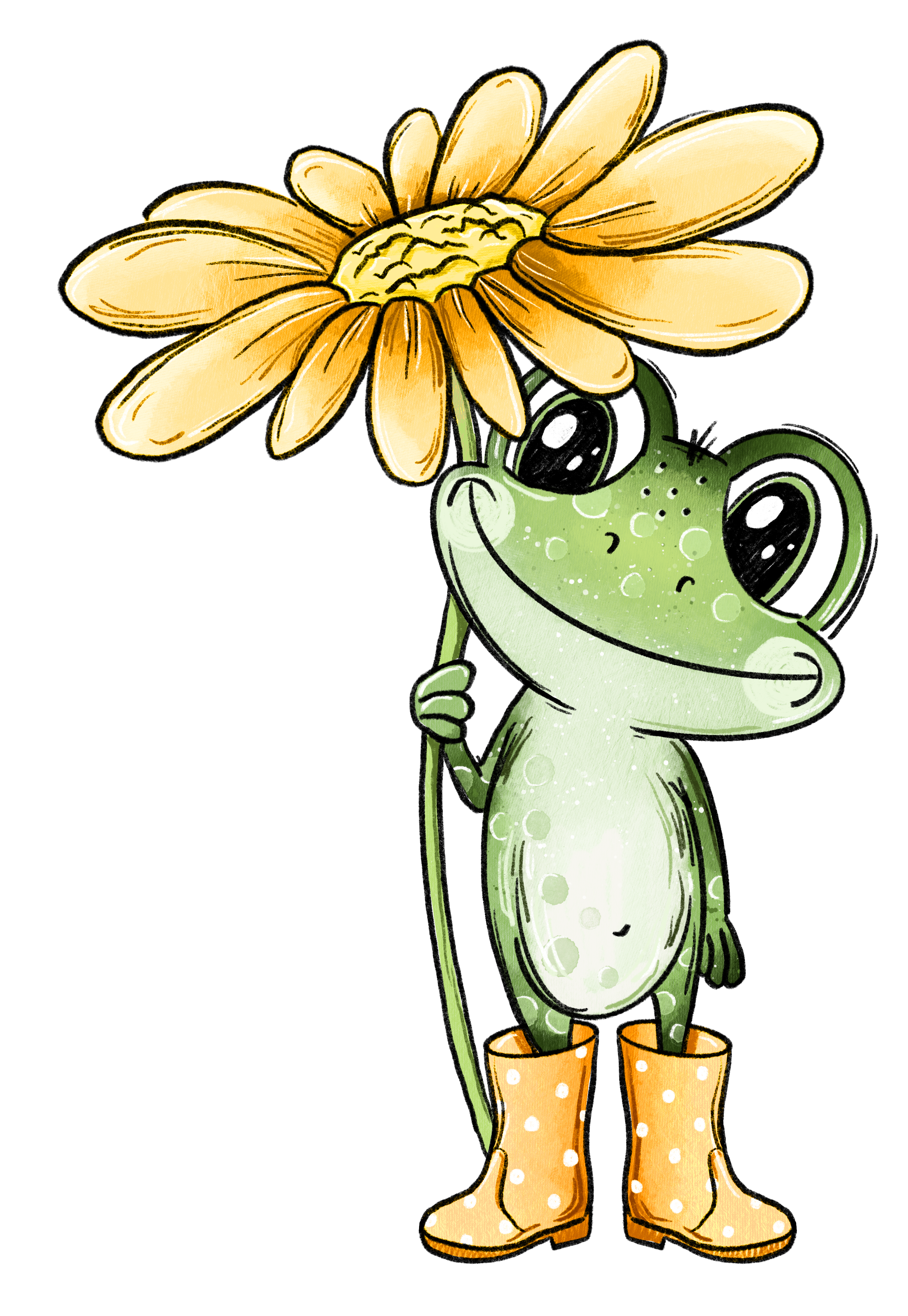 *VORBESTELLUNG* Bügelbild Froschtag