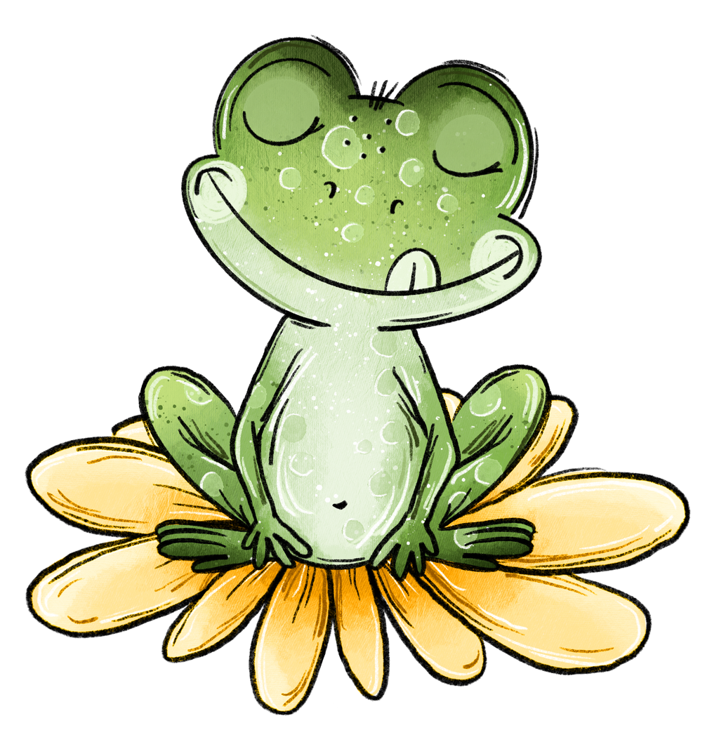 *VORBESTELLUNG* Bügelbild Froschtag