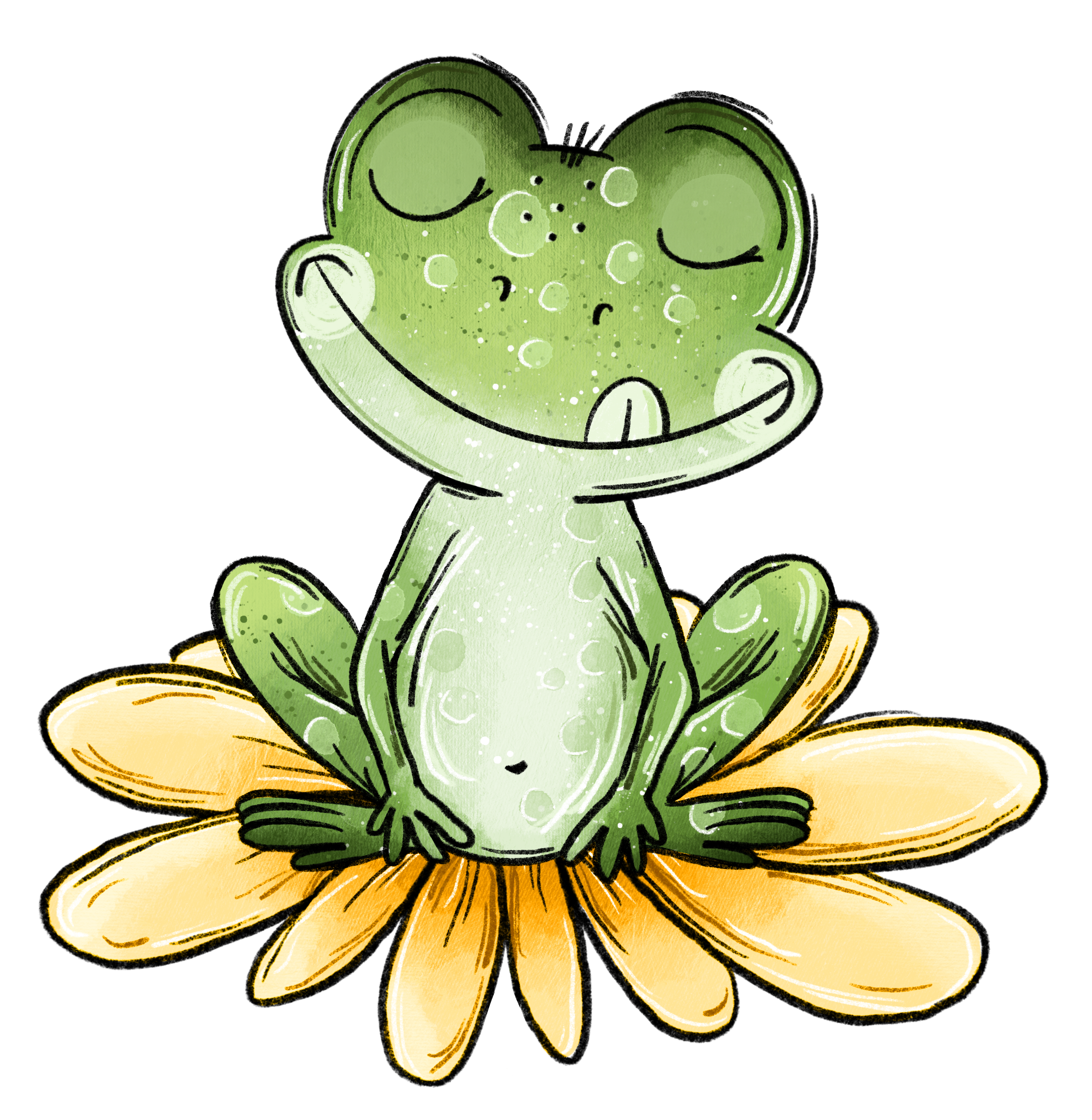 *VORBESTELLUNG* Bügelbild Froschtag