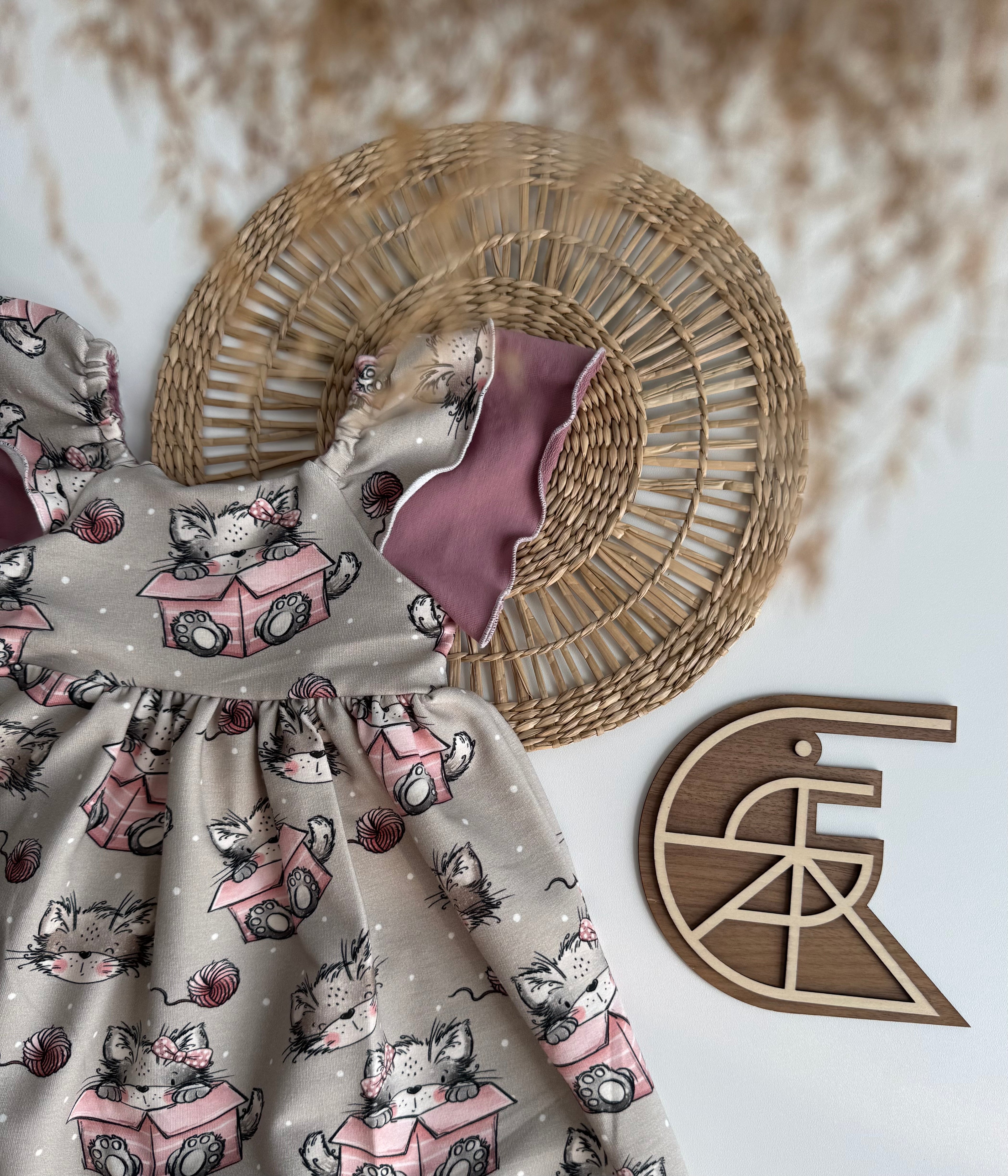 French Terry, Catbox, Katzengold Designs