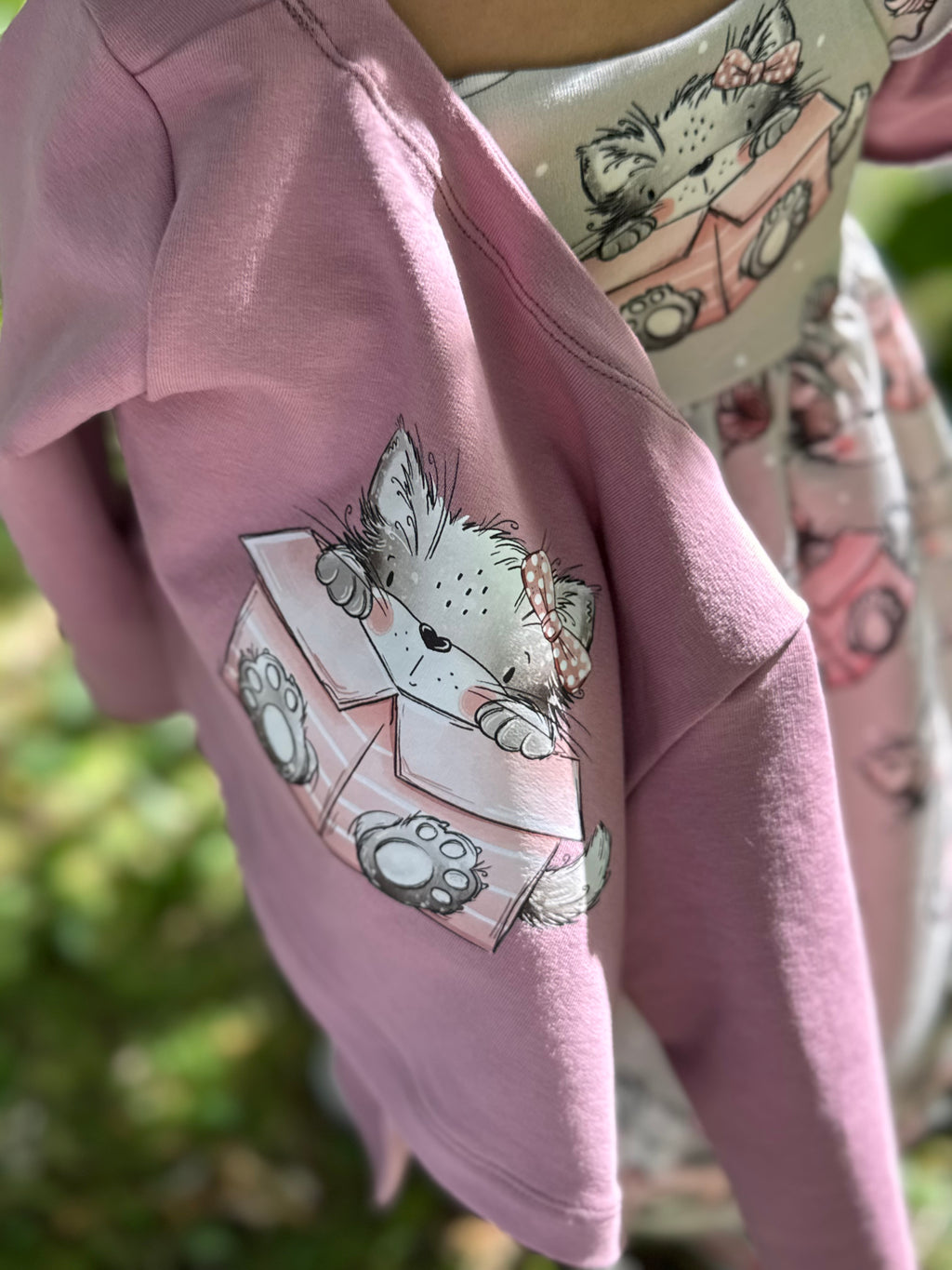 French Terry, Catbox, Katzengold Designs