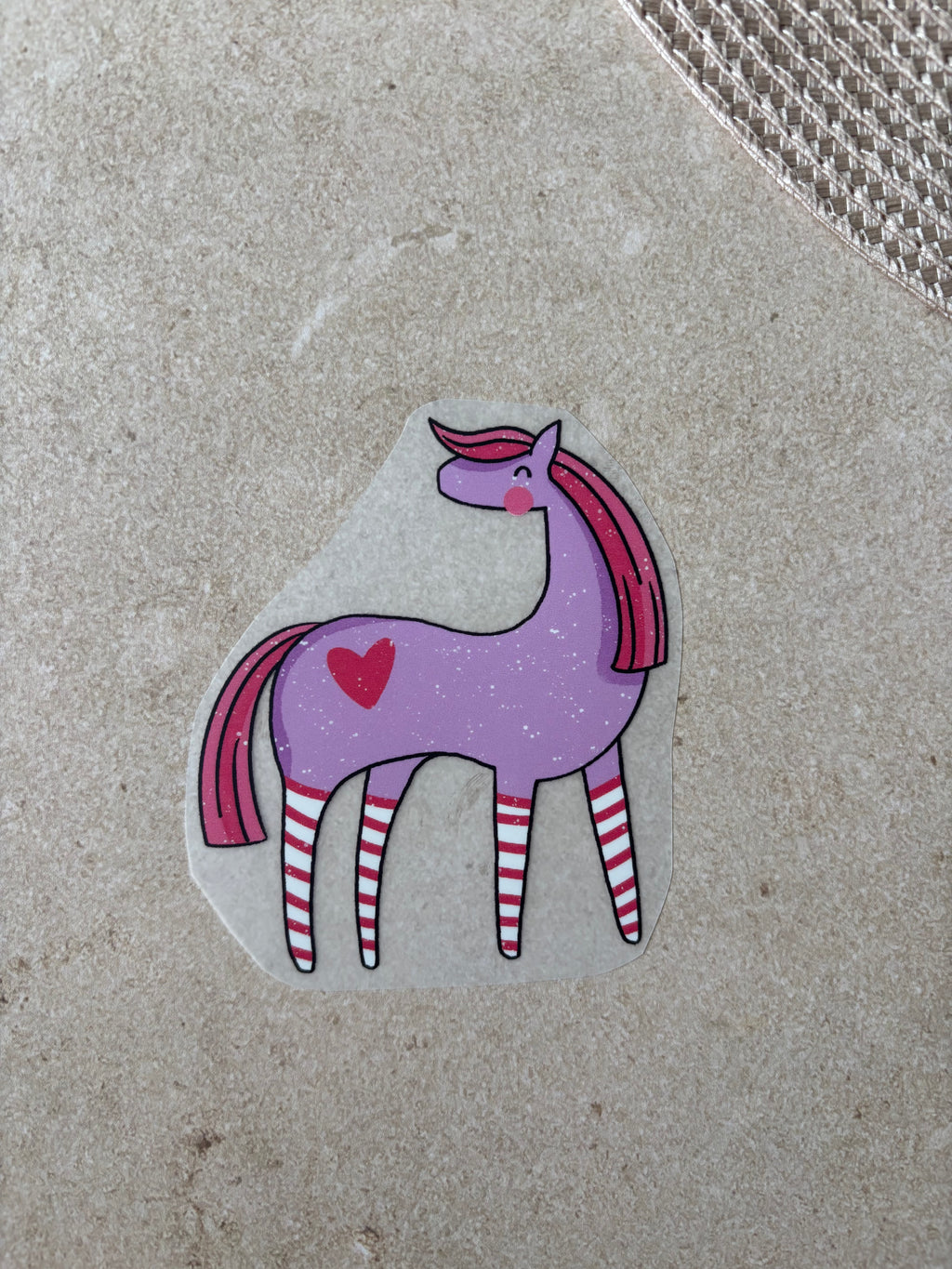 Bügelbild Bunter Tag