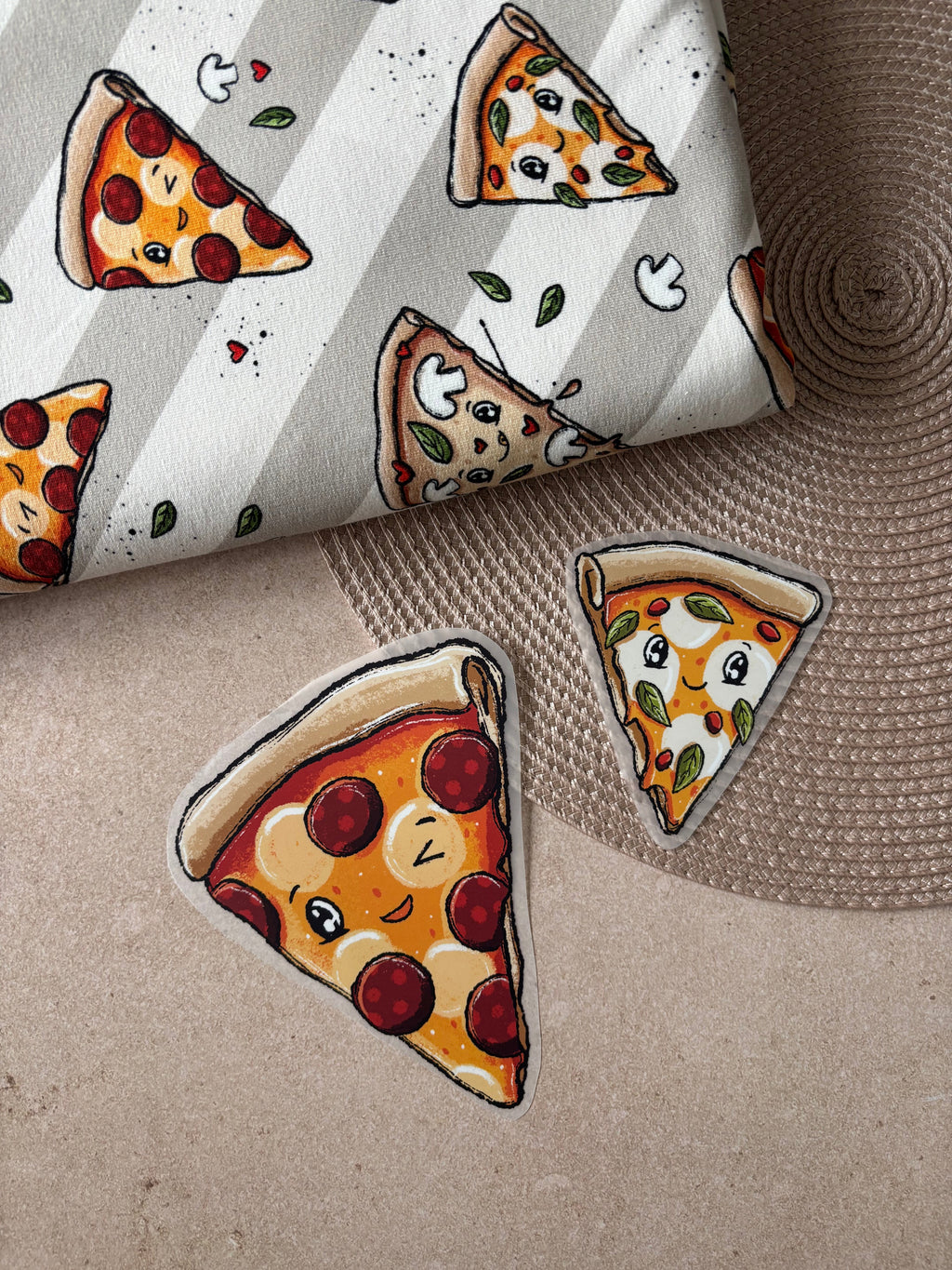 Bügelbild Pizzalein