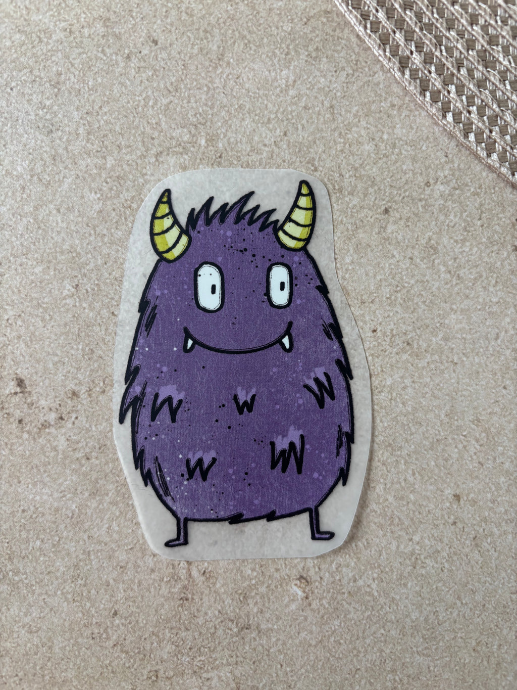 Bügelbild Mini Monster