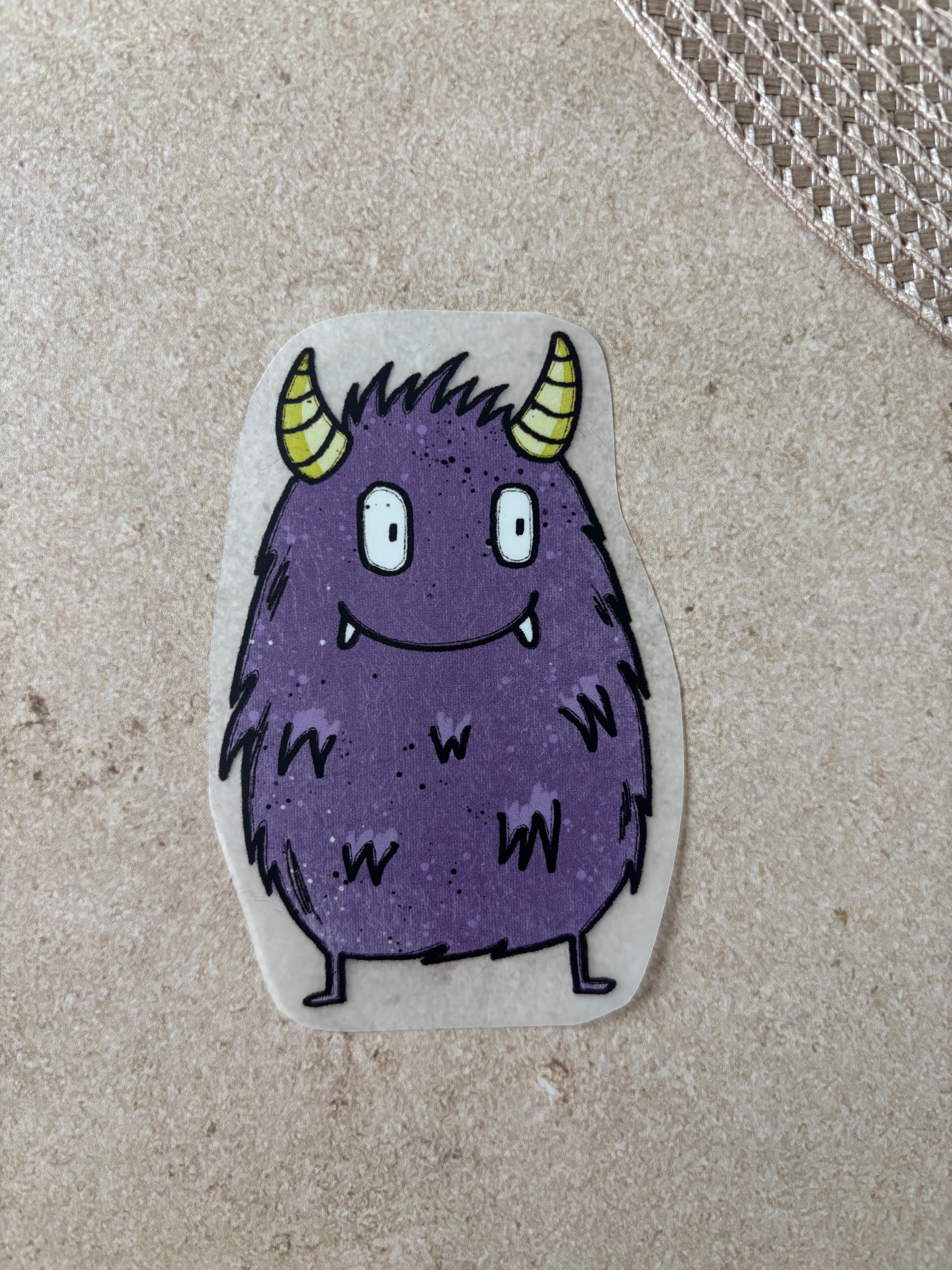 Bügelbild Mini Monster