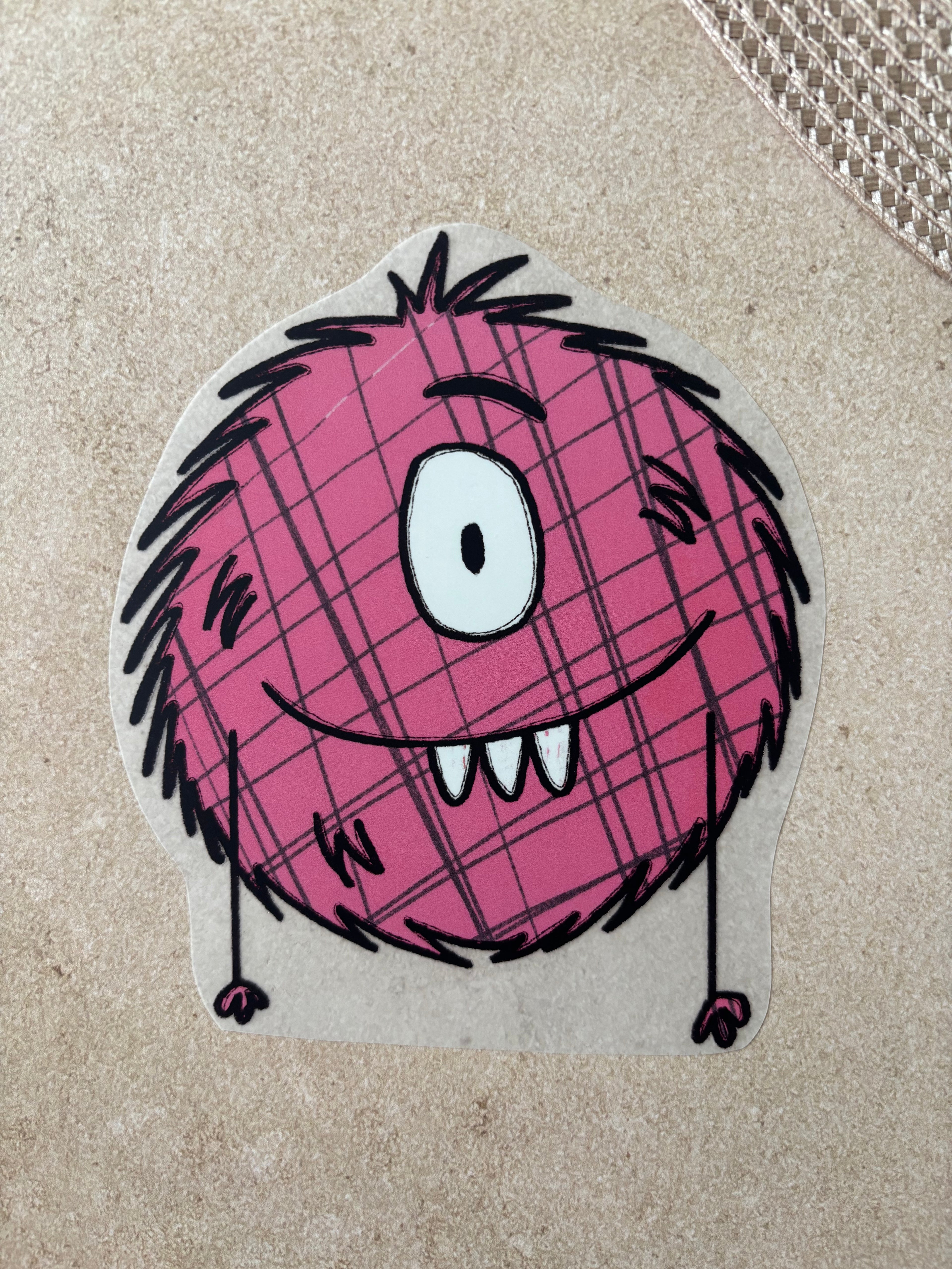 Bügelbild Mini Monster