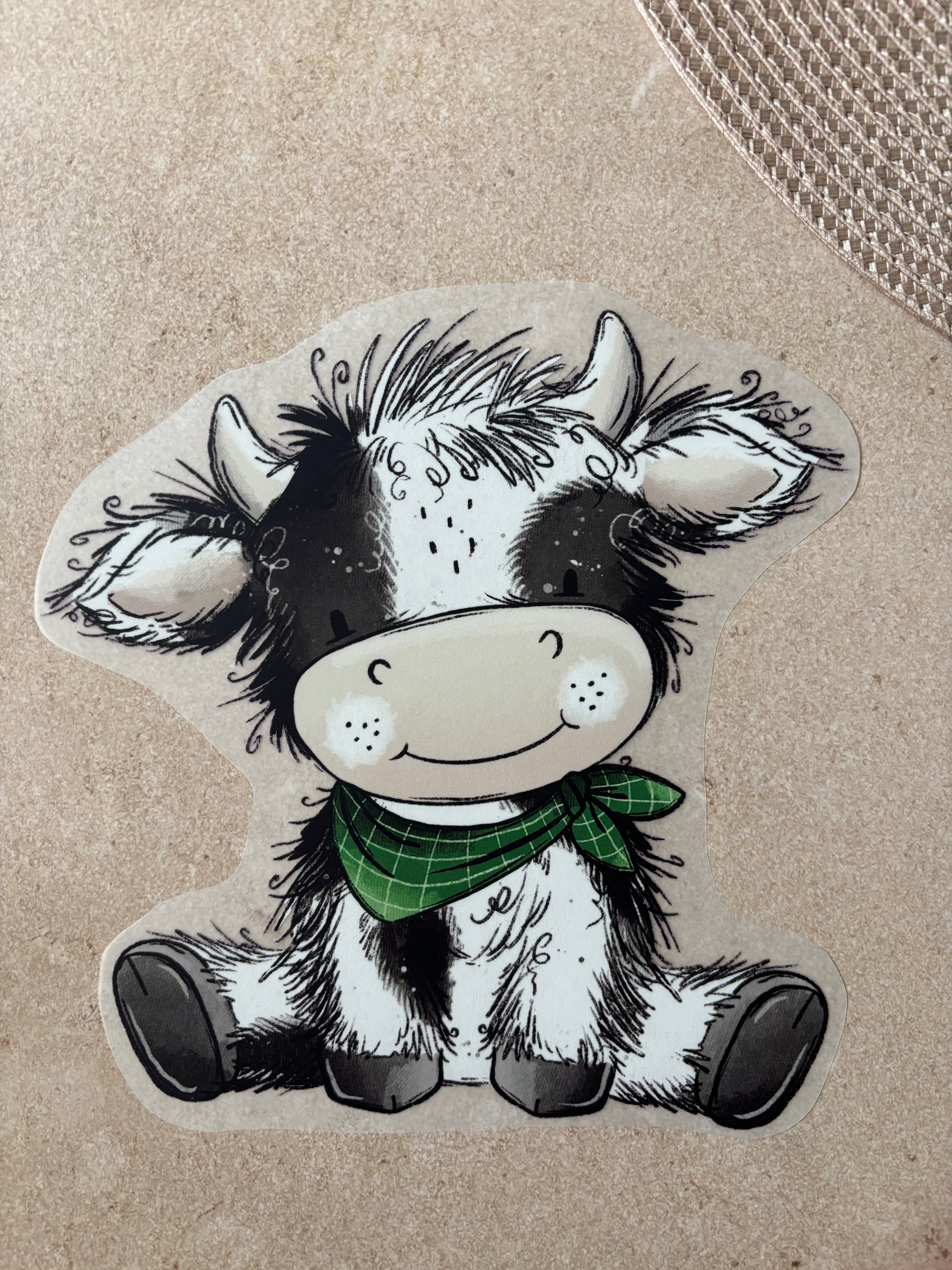 Bügelbild Kuhtag
