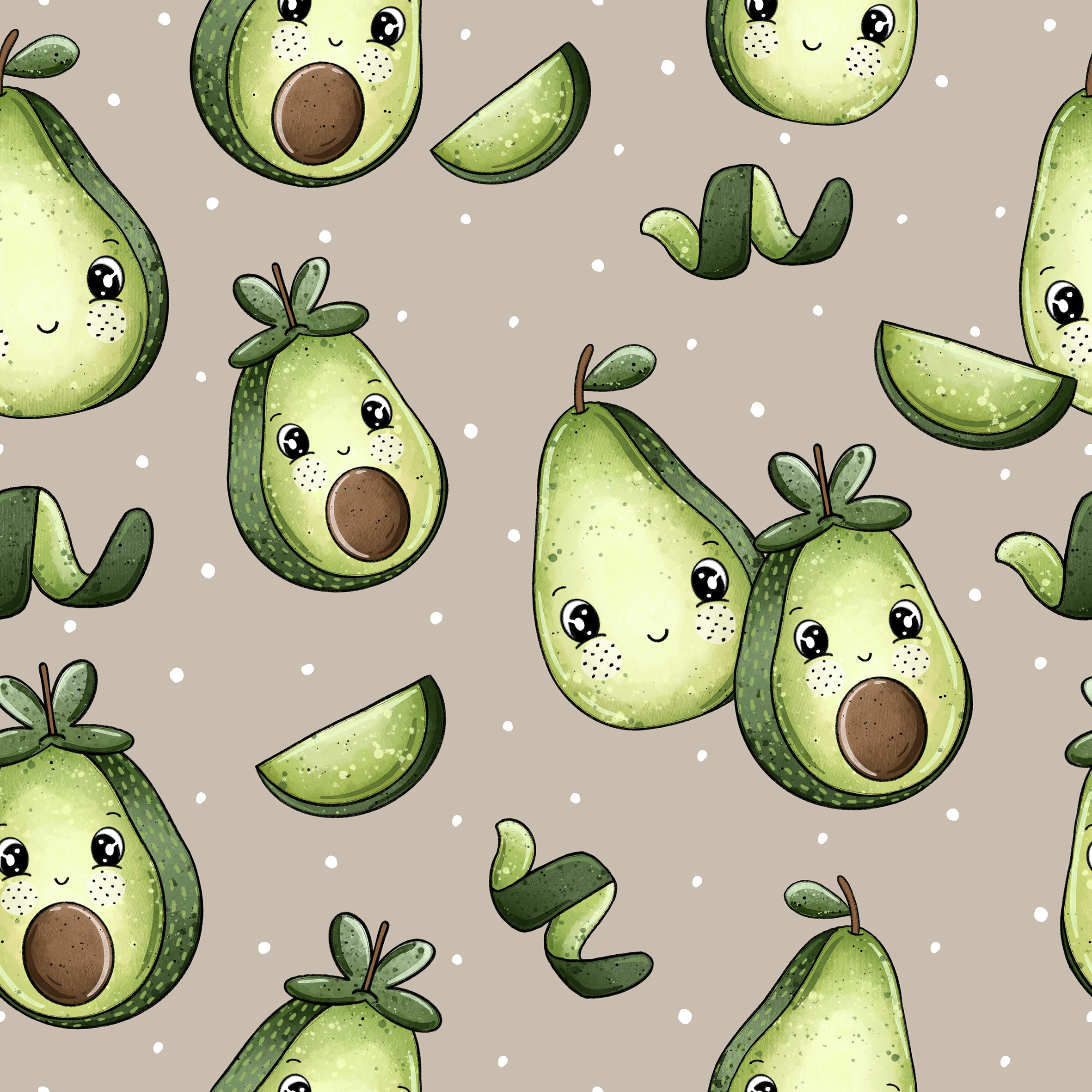 French Terry, Avocadolies
