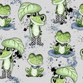 *VORBESTELLUNG*, Jersey, Froschtag grau