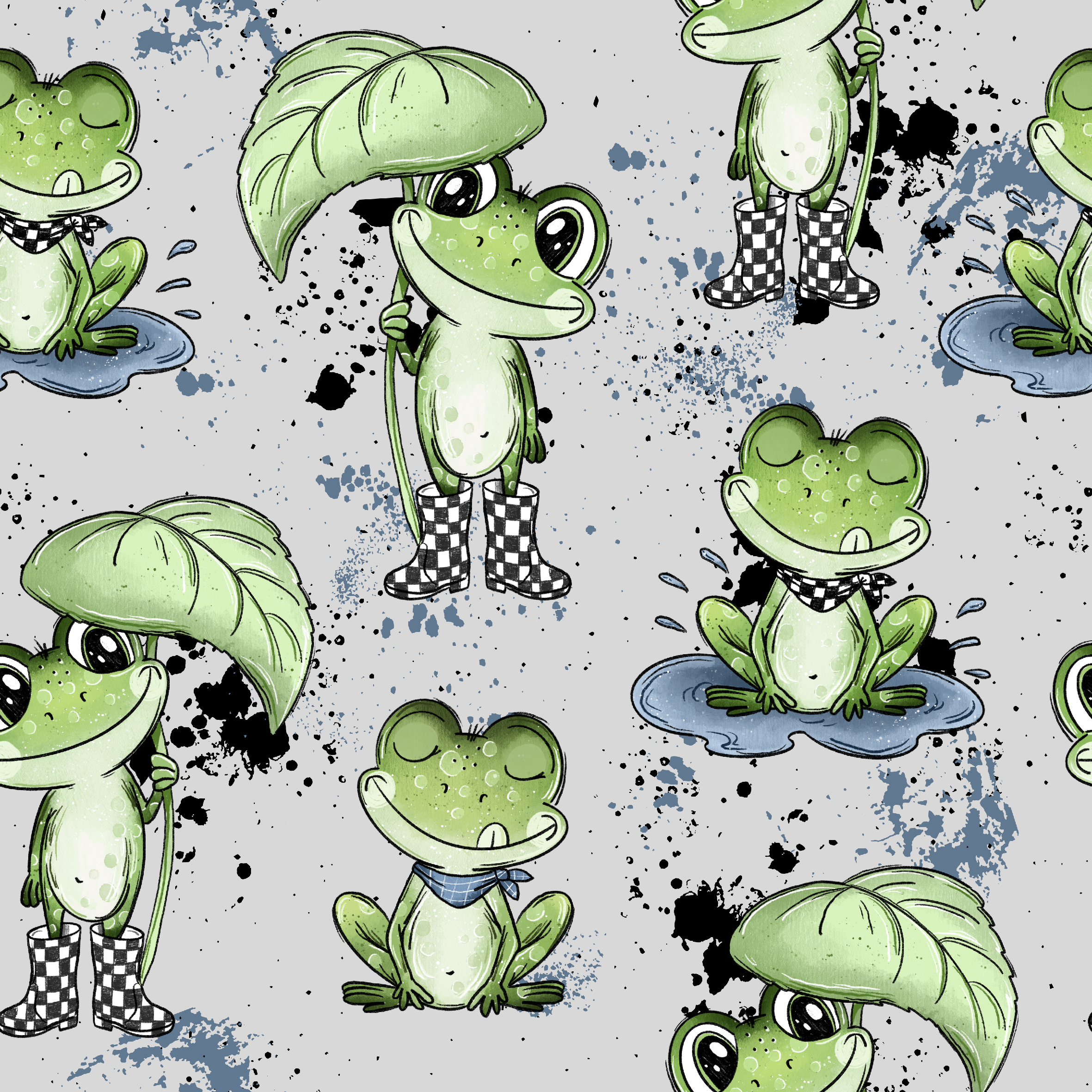*VORBESTELLUNG*, Jersey, Froschtag grau
