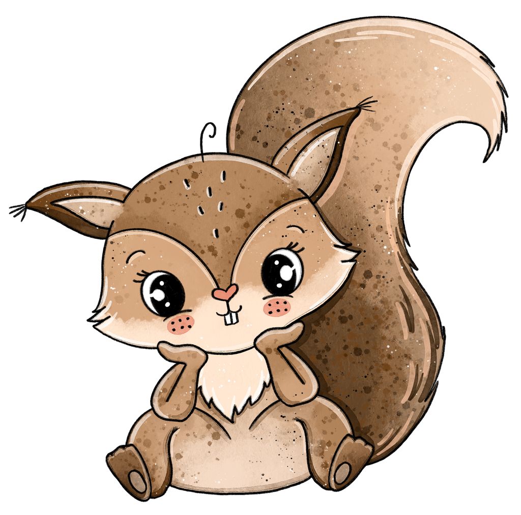 *VORBESTELLUNG* Bügelbild Squirrel Zoe