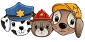 *VORBESTELLUNG* Bügelbild Hundehelden