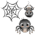 *VORBESTELLUNG* Bügelbild Spinne