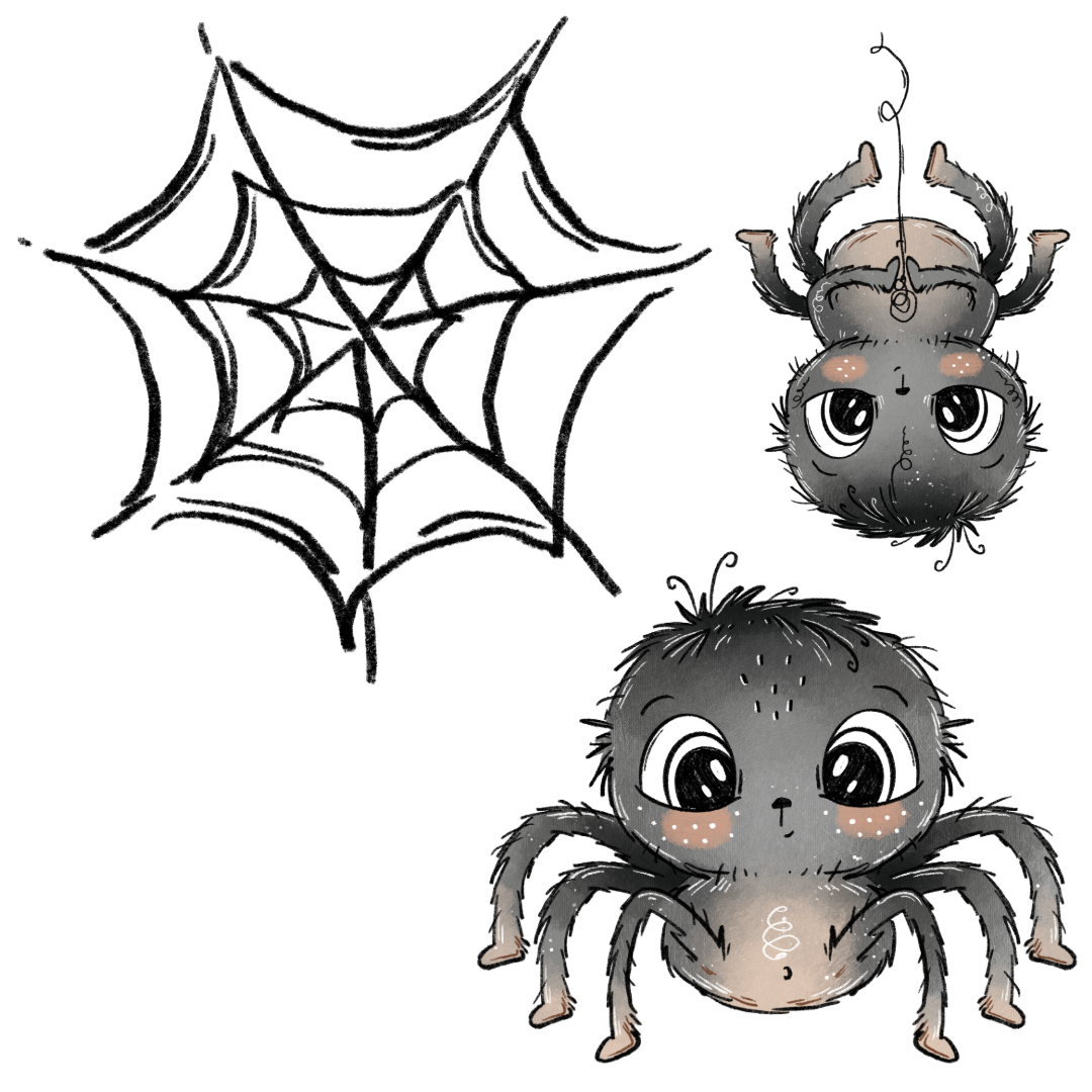 *VORBESTELLUNG* Bügelbild Spinne